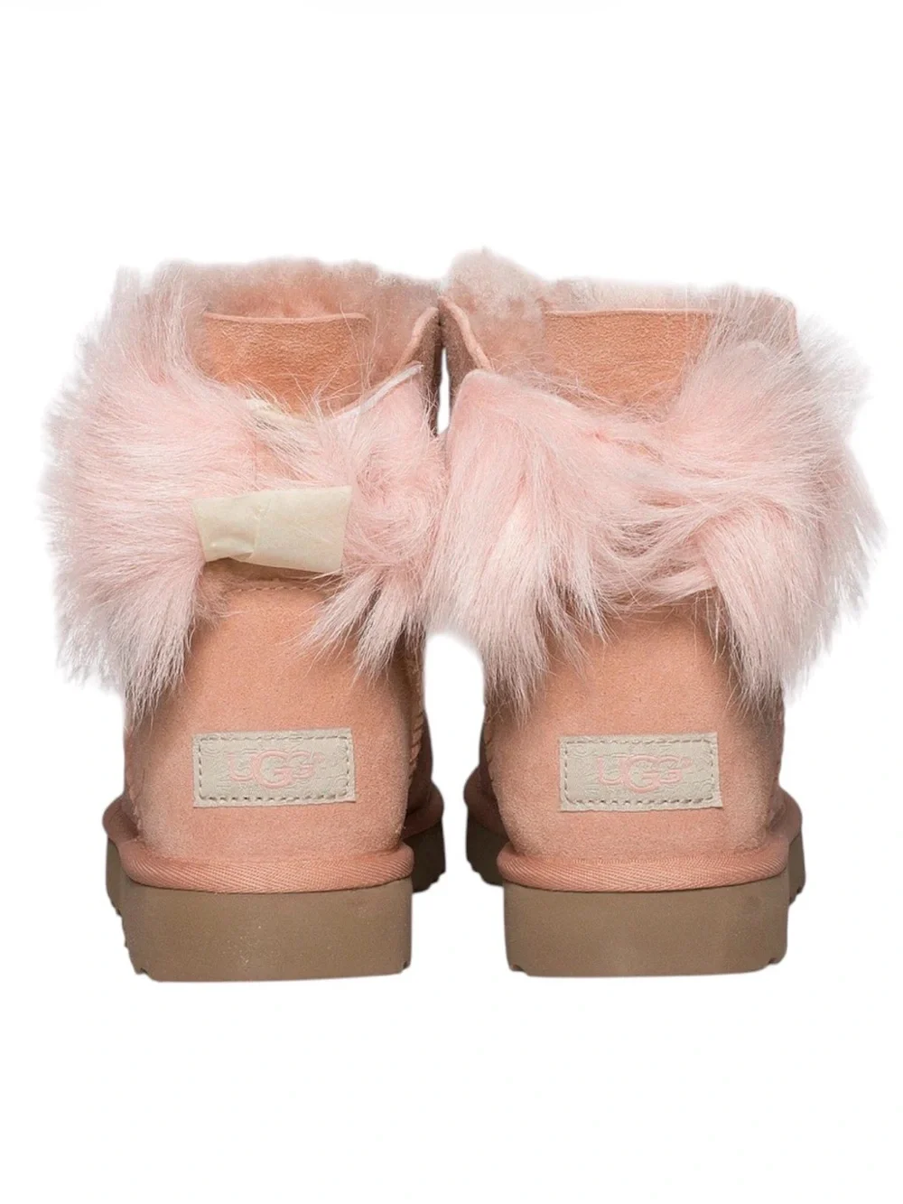 Rare! UGG Fluff Bow Mini Boots
